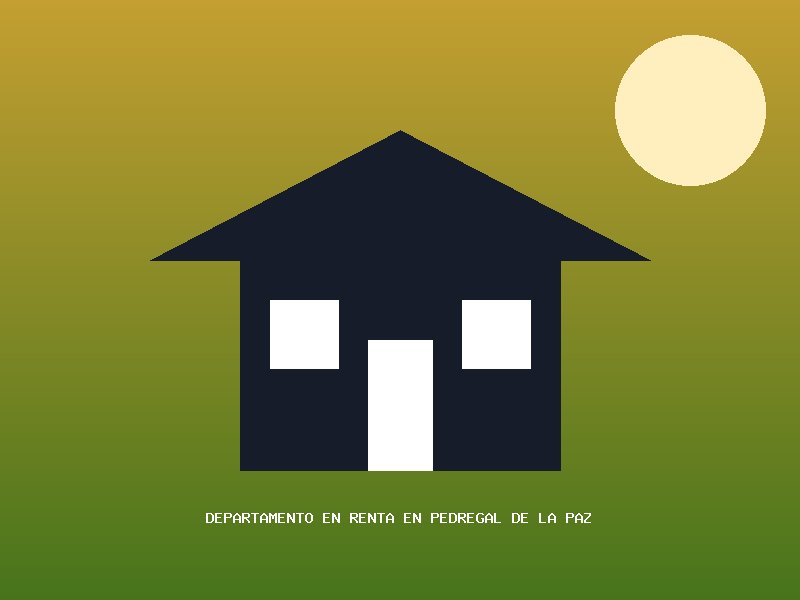 Departamento en renta en Pedregal de La Paz